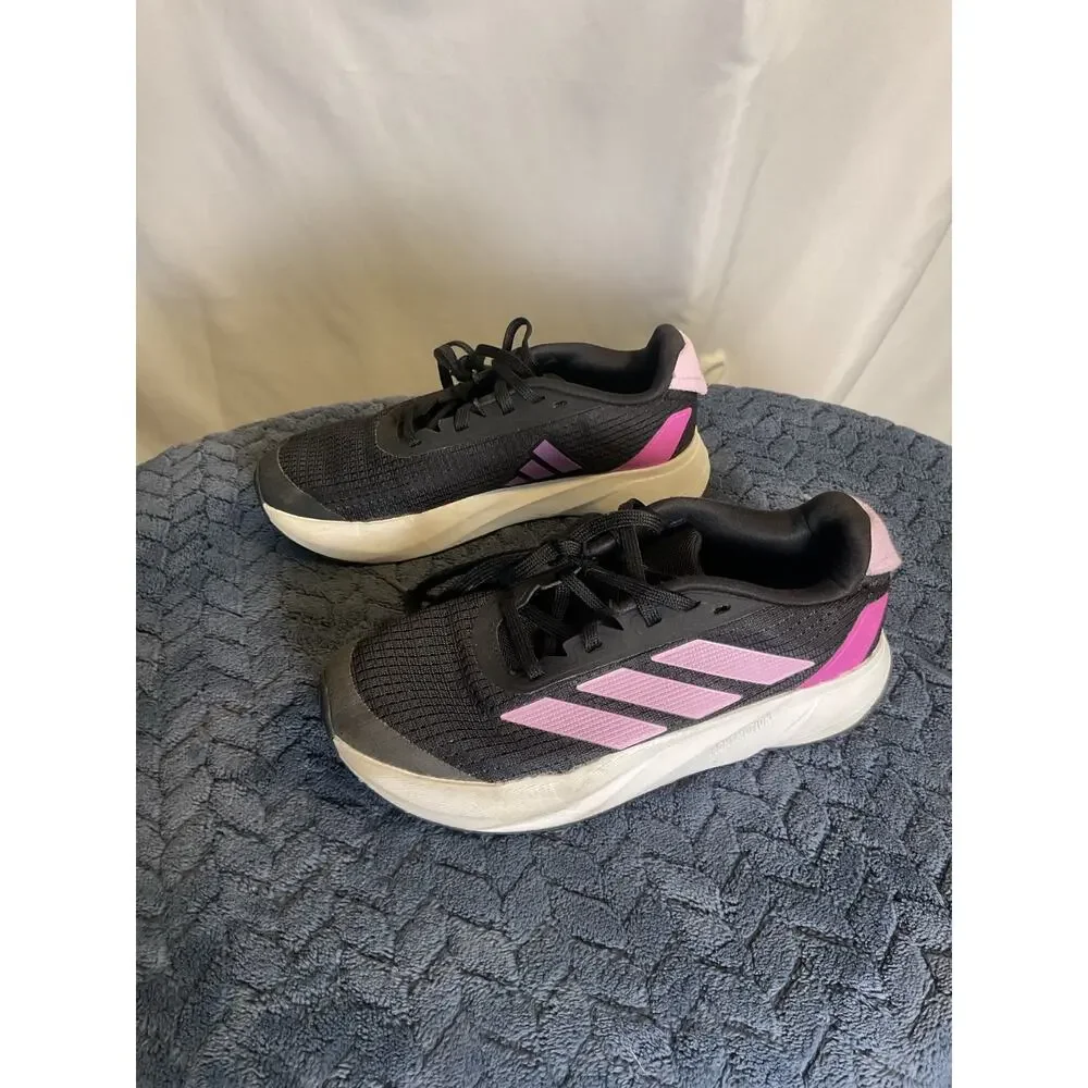 Adidas Duramo SL 2 Women’s Running Shoes Black Pink Size 5 Lightweight Athletic